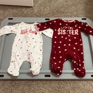 Set of 2 Carter’s Little Sister Pajamas